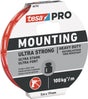 tesa Montageband Mounting PRO Ultra Strong 66792 – Doppelseitiges Klebeband 19 mm x 5 m, 10 Rollen