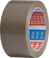 tesa tesapack 4120 Verpackungsklebeband PVC chamois 50 mm x 66 m – 6 Rollen