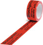 Warnklebeband PP Bruchgefahr 50 mm x 66 m rot von TRANSPAK – 36 Rollen