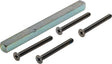 OGRO Befestigungs-Set ZUB DG 9MM 35-50MM für Türgriff-Garnituren, 4 Gewindeschrauben M5x50, Vierkant 9x105 mm