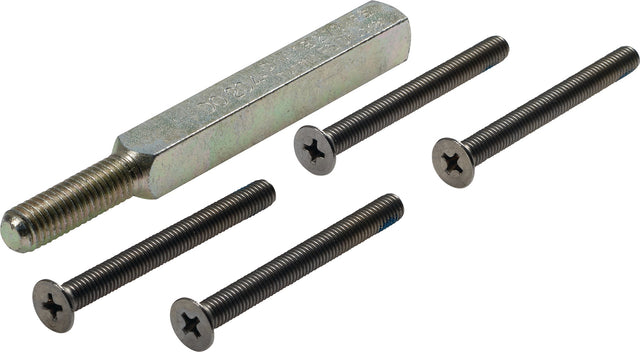 OGRO Befestigungs-Set Vierkant 9 x 90 mm für Feuerschutz-Wechselgarnituren, Türstärke 35-50 mm