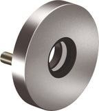 Aluminium / F1 / Satino / Drückerrosetten-Paar