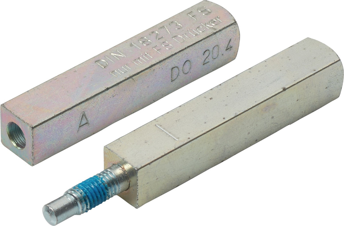 OGRO Panik-Stift 120 FS SECURE Vierkant 9 mm geteilter Vollstift für Fluchttüren