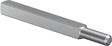 OGRO Wechselstift 115 Vierkantstift 8 x 105 mm Stahl M8 für Türstärke 66-80 mm