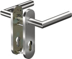 Drückergarnitur / Aluminium / PZ