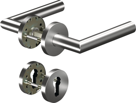 OGRO Rosettengarnitur CORE8906 Aluminium DIN L/R PZ 8 mm