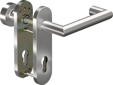 OGRO Feuerschutzgarnitur 8907/7051K Alu.AL D/D TS 38-63 – Kurzschild, EN 179, PZ