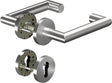 OGRO Feuerschutzgarnitur CORE+8907 Alu DIN L/R für Türstärke 38-63 mm