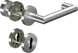 OGRO Feuerschutzgarnitur CORE+8907 Alu DIN L/R für Türstärke 38-63 mm