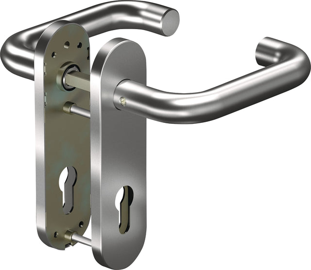 OGRO Feuerschutzgarnitur CORE+8100/7051K Aluminium F1 DIN L/R für Türstärke 38-63 mm