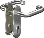 Drückergarnitur / Aluminium / PZ