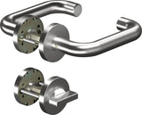 OGRO Rosettengarnitur CORE+8100 Aluminium U-Form PZ DIN L/R für Türstärke 38-63 mm