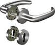 OGRO Feuerschutzgarnitur CORE+8999/6501/6612 Aluminium für Türstärke 38-63 mm PZ rund DIN L/R