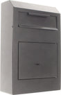 ROTTNER Tresor mit Einwurfklappe 5 l – Schwarz, Doppelbartschloss, Rückholsperre, H380xB250xT115mm