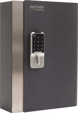 ROTTNER Schlüsselschrank Key Home 24 – Stahl, Elektronikschloss, 24 Haken, 385x265x60 mm