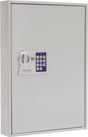 ROTTNER Schlüsselschrank S 50 – 1-türig, Elektronikschloss, 50 Haken, lichtgrau
