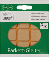 HANSI Parkettgleiter Premium 22 mm Filz natur rund selbstklebend – 16 Stück