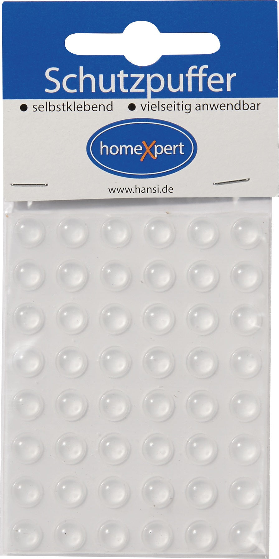 HANSI-Siebert Schutzpuffer Clear 6,4 mm – Selbstklebende transparente Linsenpuffer
