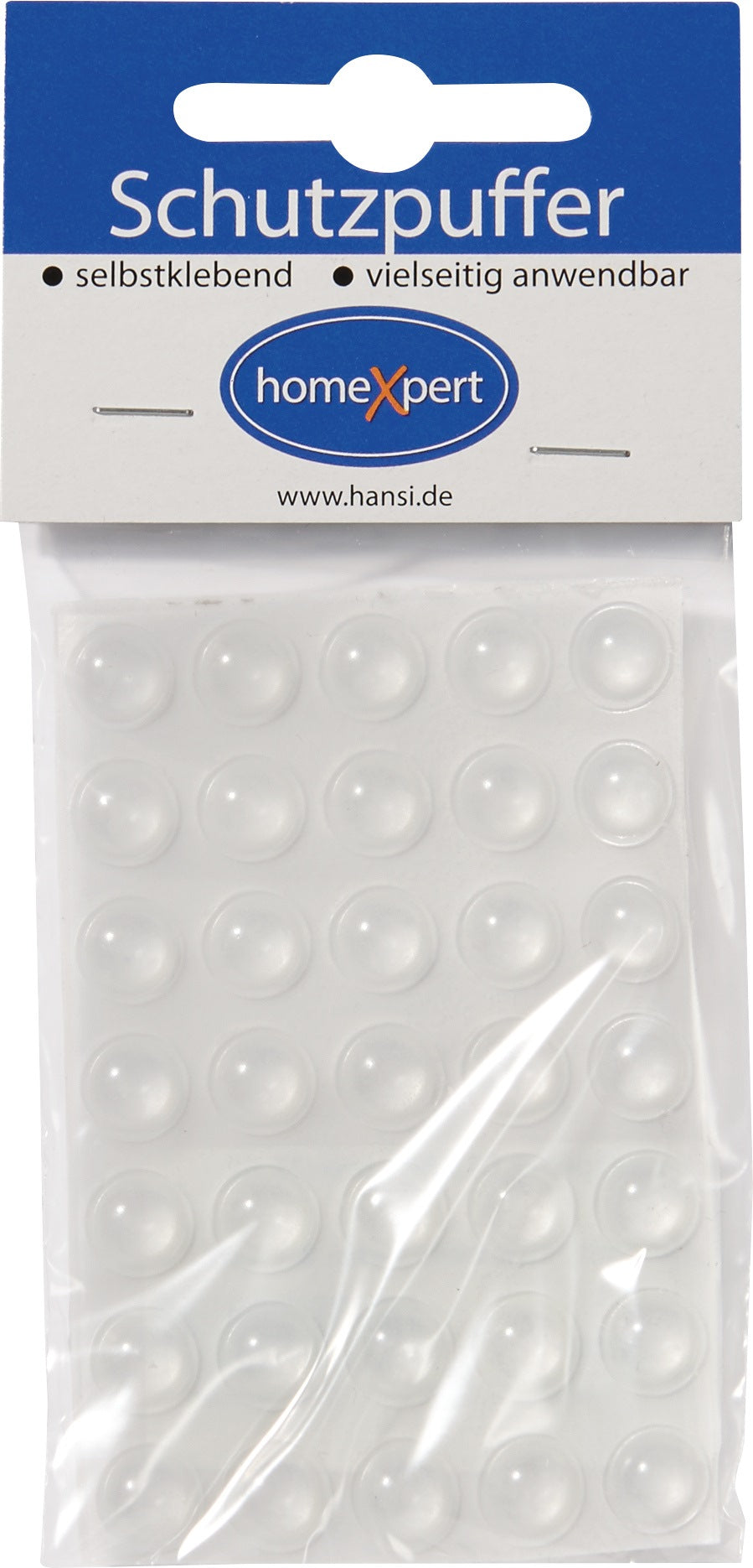 HANSI-Siebert Schutzpuffer Clear 6,4 mm – Selbstklebende transparente Linsenpuffer