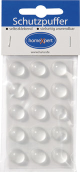 HANSI-Siebert Schutzpuffer Clear 6,4 mm – Selbstklebende transparente Linsenpuffer