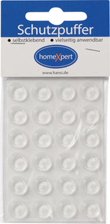 HANSI-Siebert Schutzpuffer Clear 6,4 mm – Selbstklebende transparente Linsenpuffer