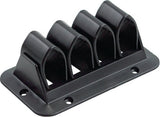 BMB Kabelklemme CATCHIT Up 110 mm x 65 mm Schwarz mit 4 Kabelführungs-Modulen