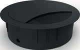 BMB Kabeldurchführung EXIT R Zamak Edelstahl Optik Ø 60 mm mit Bürstendichtung