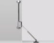 HETTICH Klappenhalter Klassik D mit Lager L 258 D, 300 mm, vernickelt, mit Bremssystem