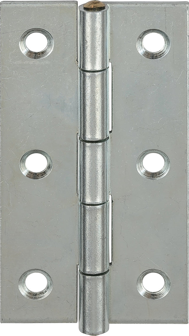 VORMANN Scharnier 30x22 mm Stahl blau verzinkt, gerollt schmal