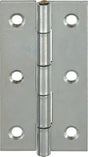 VORMANN Scharnier 30x22 mm Stahl blau verzinkt, gerollt schmal