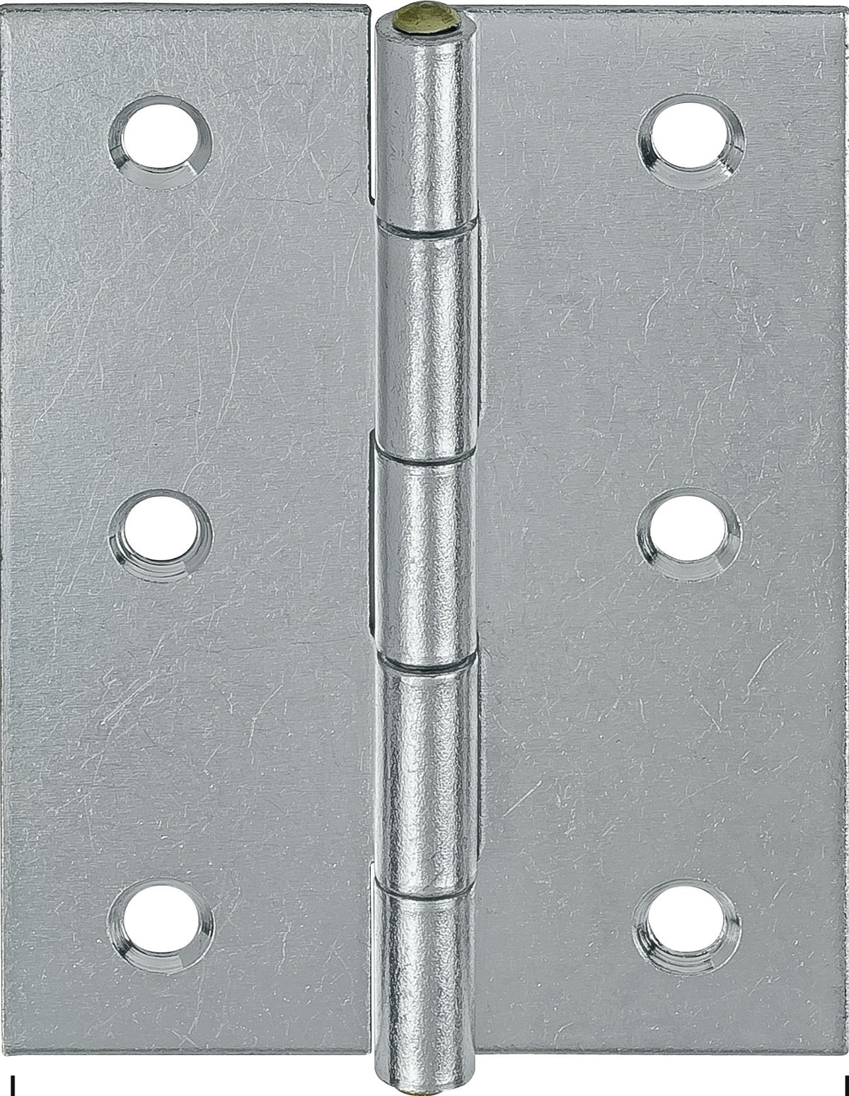 VORMANN Scharnier 30x26 mm Stahl blau verzinkt, gerollt halbbreit