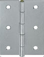 VORMANN Scharnier 30x26 mm Stahl blau verzinkt, gerollt halbbreit
