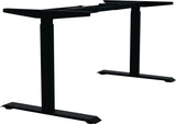 BMB Steh-Sitz Tischgestell silber RAL 9006, höhenverstellbar 695-1145 mm, 2 Motoren, USB, Anti-Kollision