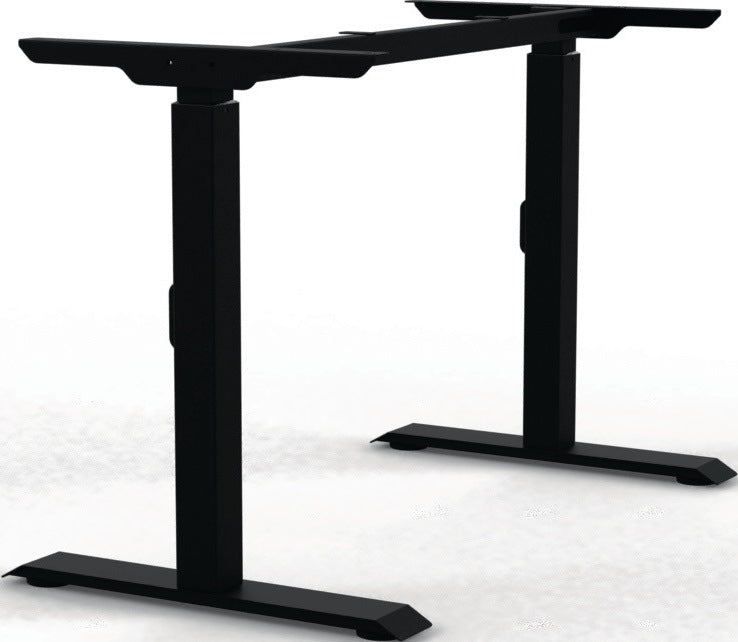 BMB Tischgestell weißaluminium RAL 9006, Höhe 900 mm, manuell verstellbar