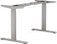 BMB Steh-Sitz Tischgestell E-MORE 2M2S – Elektrisch höhenverstellbar von 700 bis 1200 mm, silber RAL 9006