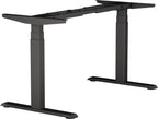 schwarz RAL 9017 / 640-1290 mm / 2 Motoren / 3-stufig