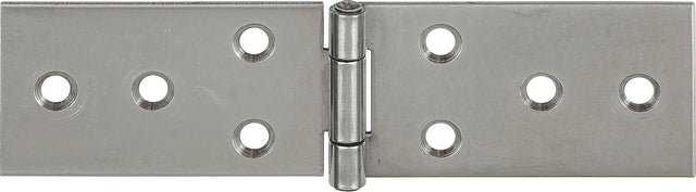 Tischband VORMANN 28 mm Höhe, 80 mm geöffnet, Edelstahl V2A