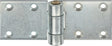 VORMANN Scharnier 130x50x4 mm Stahl blau verzinkt gerollt mit Messingstift