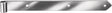 VORMANN Ladenband 37 mm x 300 mm Stahl blau verzinkt halbschwer für 13 mm Stift-Ø – 10 Stück