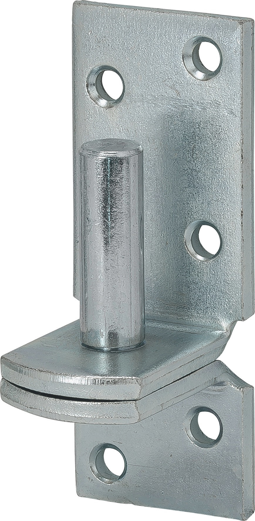 VORMANN Kloben DI auf Platte 10x33x85 mm blau verzinkt – Stahl-Aufschraubkloben für Türen & Tore