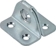 VORMANN Ösenplatte 35x25x2 mm Stahl blau verzinkt Ösen-Ø 11,5 mm – 25 Stück
