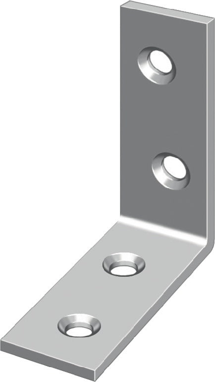 Stuhlwinkel 20 x 14 x 2 mm Eisen blau chromatiert von HOHAGE – 50 Stück