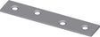 HOHAGE Verbindungsblech 50x15x1,8 mm Stahl blau chromatiert – 100 Stück