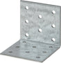 VORMANN Lochplattenwinkel 60x60x40 mm, 2,5 mm Stahl sendzimir verzinkt