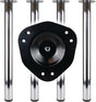 BMB Tischbein-Set weiß 60 mm Höhe 710 mm mit Platten-Befestigung