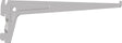 Träger PRO 10105 L.150mm p.Träger 60kg STA weiß