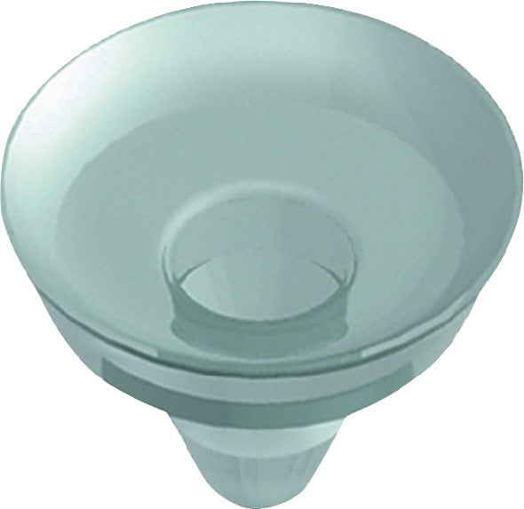 Kunststoffsauger transparent 13,5 mm von ALFER ALUMINIUM – 20 Stück auf SB-Karte