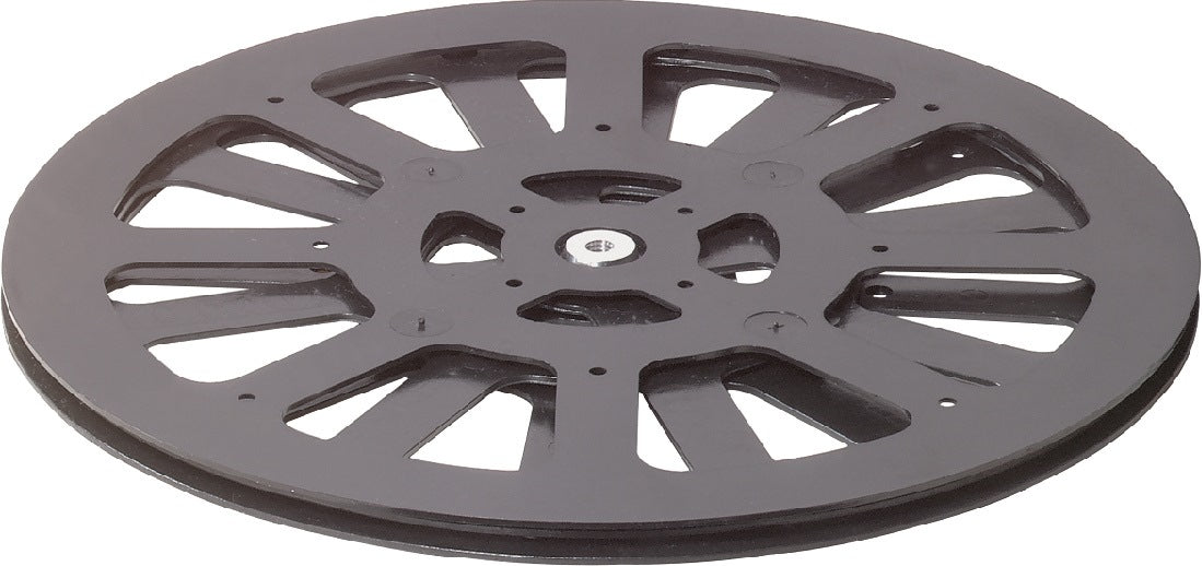 BS ROLLEN Drehkranz 162 mm, 80 kg Tragfähigkeit, 9 mm Stärke, Kunststoff schwarz