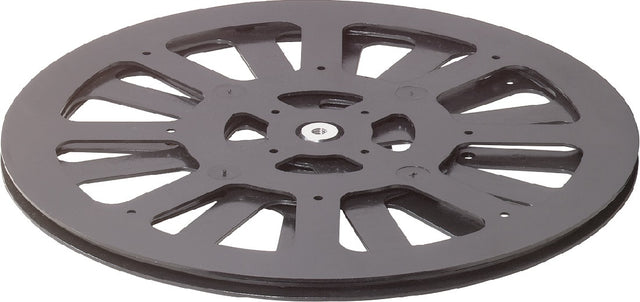 BS ROLLEN Drehkranz 162 mm, 80 kg Tragfähigkeit, 9 mm Stärke, Kunststoff schwarz