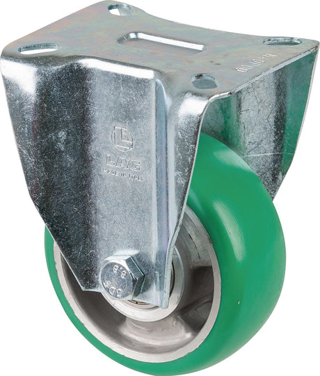 BS ROLLEN Bockrolle 80 mm Polyurethan, 170 kg Tragfähigkeit, Anschraubplatte